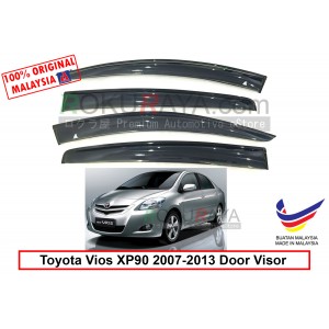 Toyota Vios Dugong NCP93 (2nd Gen) 2007-2013 Door Visor Air Press Wind Deflector (Big 12cm Width)